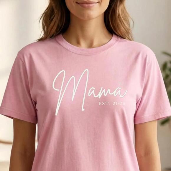 Other - Personalized Mama Shirt, Gigi Nana Mimi Auntie Shirt,  Year Tee
